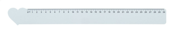 Couler 30 30 cm pravítko, srdce
