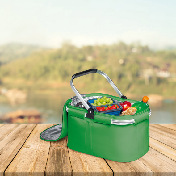 BASKIT. Flexibilní piknikový koš z 600D 25 L